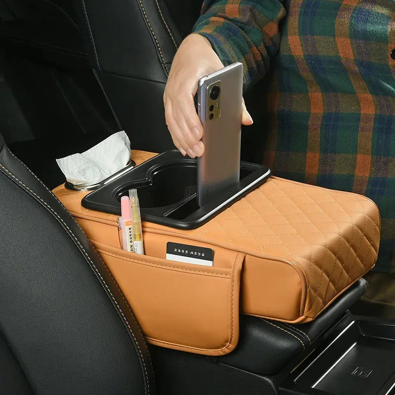 AutoLuxe™ Organizador Premium para Auto 5 en 1